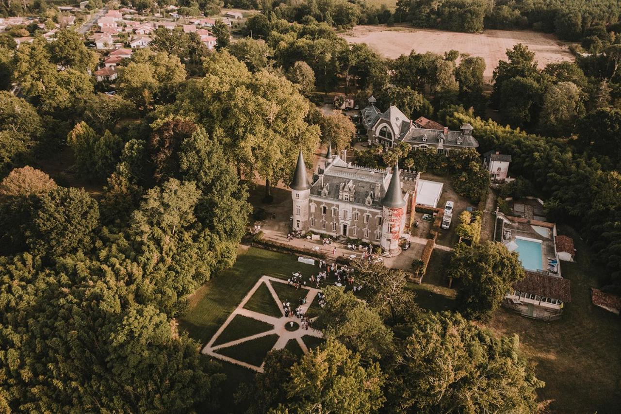 Chateau Belle Epoque - Chambres D'Hotes & Gites Linxe Luaran gambar