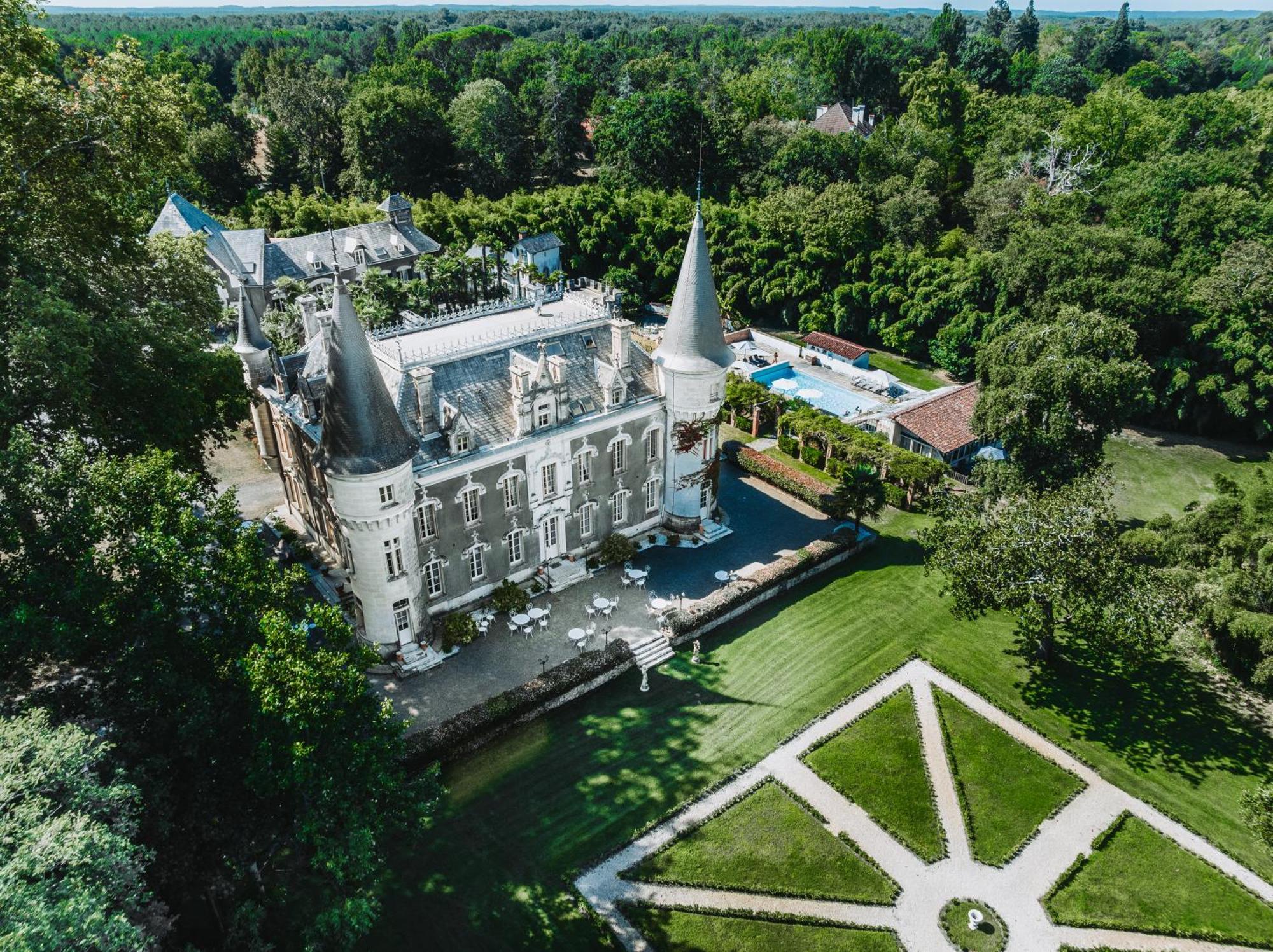 Chateau Belle Epoque - Chambres D'Hotes & Gites Linxe Luaran gambar