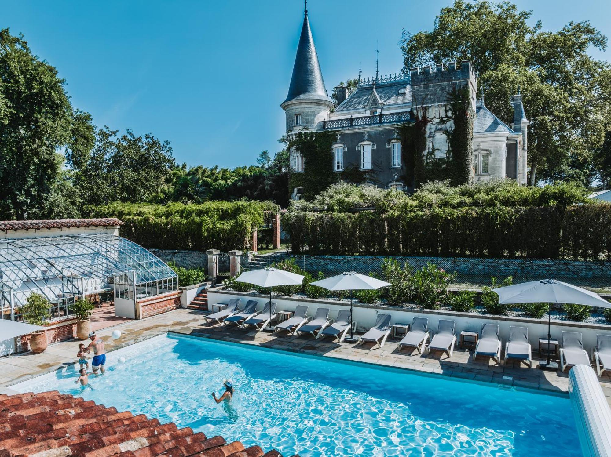Chateau Belle Epoque - Chambres D'Hotes & Gites Linxe Luaran gambar